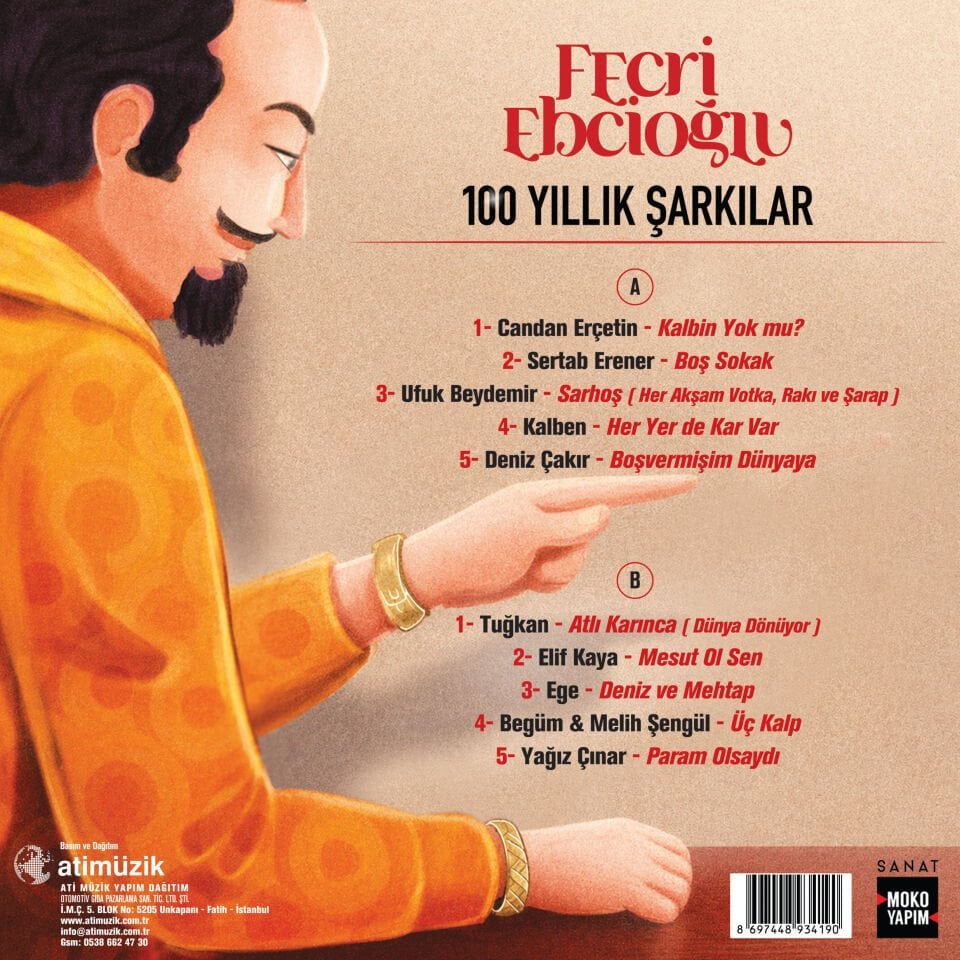 Fecri Ebcioğlu 100 Yıllık Şarkılar - Çeşitli Sanatçılar Plak