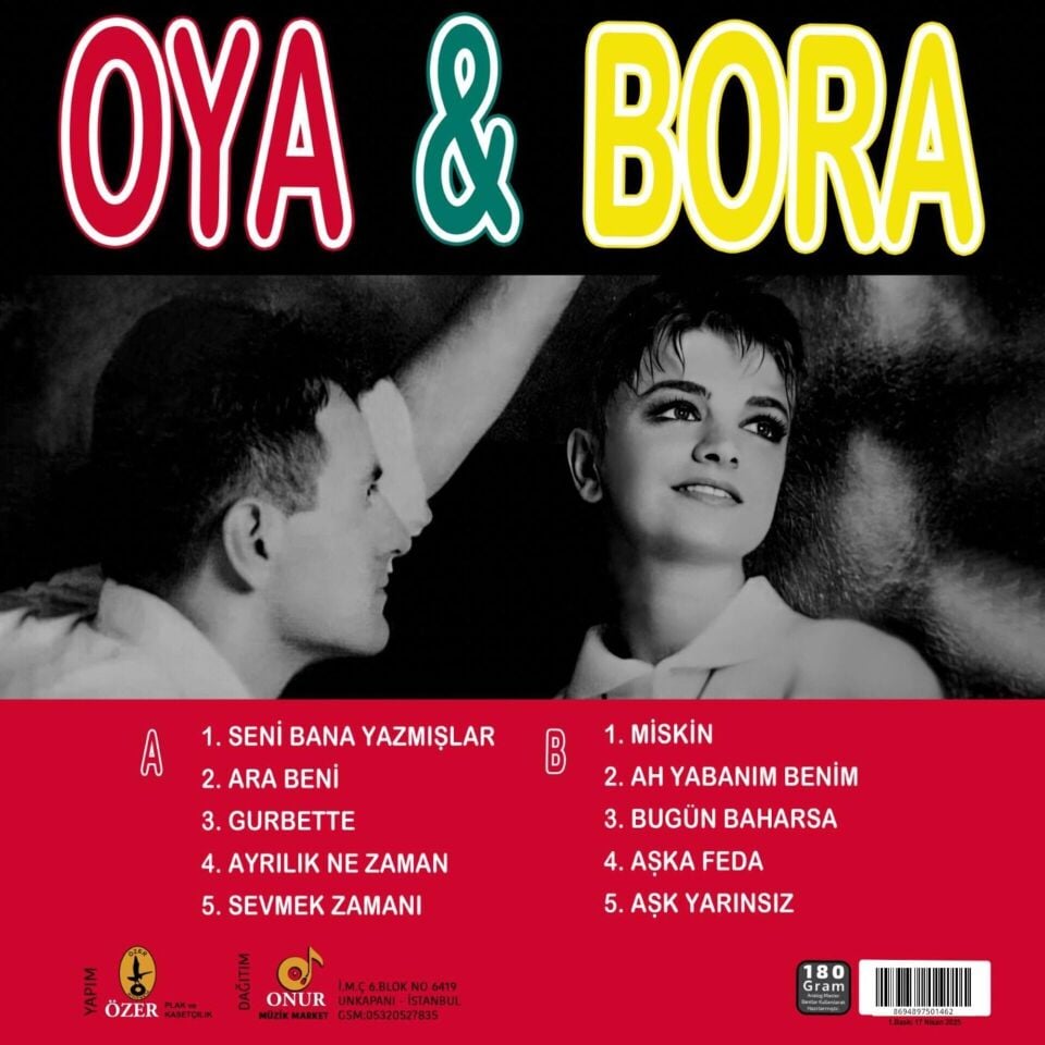 Oya Bora - Seni Bana Yazmışlar Plak