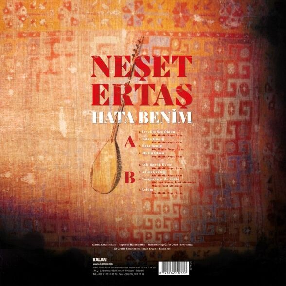 Neşet Ertaş - Hata Benim Plak