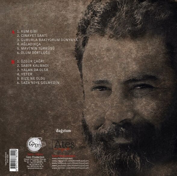 Ahmet Kaya - Şarkılarım Dağlara Plak
