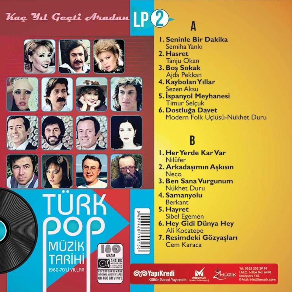 Türk Pop Müzik Tarihi 60-70'li Yıllar 2 Kırmızı Plak