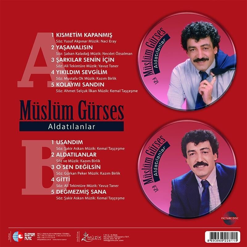 Müslüm Gürses - Aldatılanlar Resimli Baskı Plak