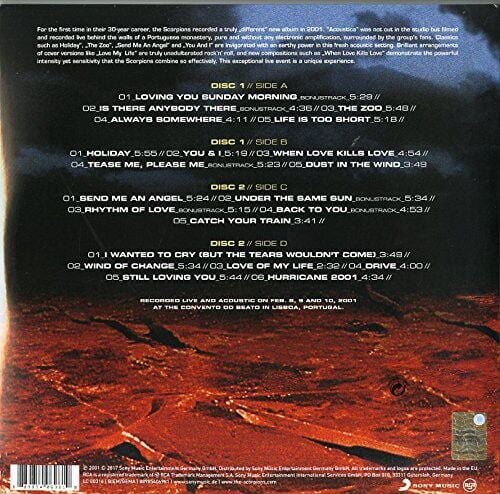 Scorpions - Acoustica 2'li Plak