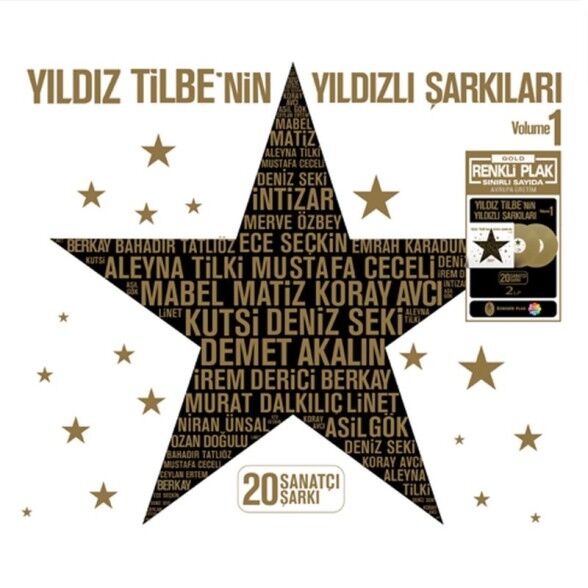 Yıldız Tilbe'nin Yıldızlı Şarkıları 1 Renkli 2'li Plak
