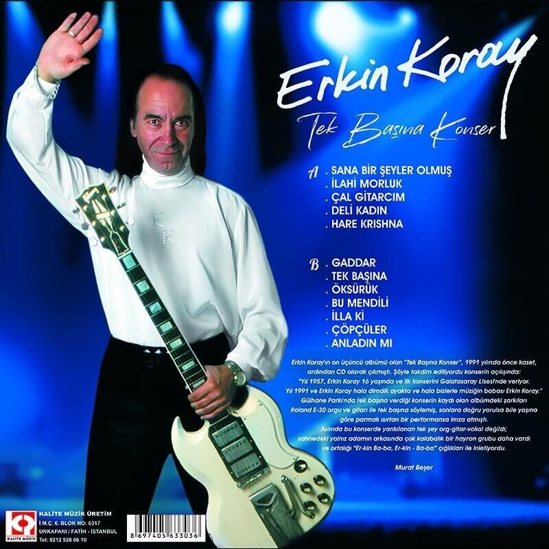 Erkin Koray - Tek Başına Konser Mavi Plak