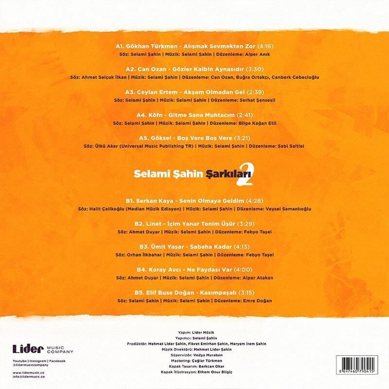 Selami Şahin Şarkıları 2 Plak