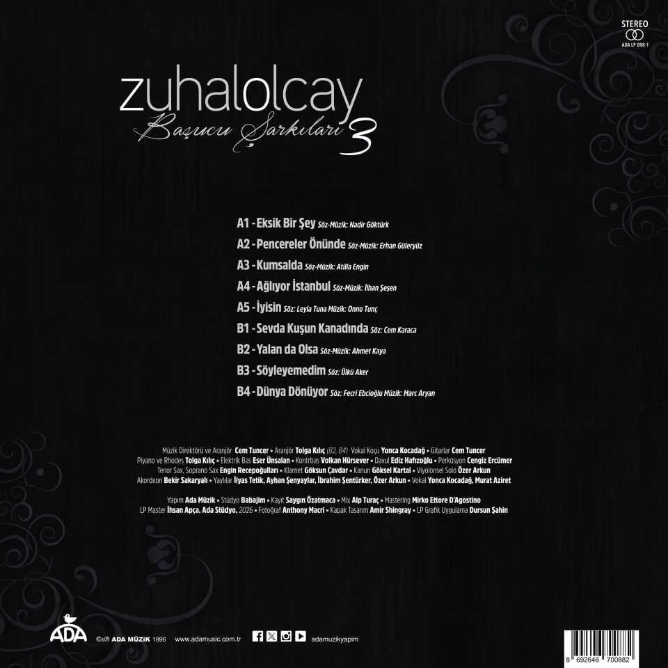 Zuhal Olcay – Başucu Şarkıları 3 Plak