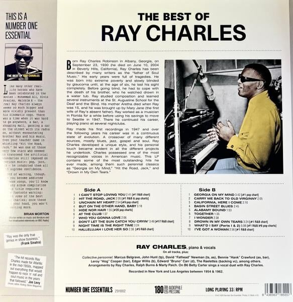 Ray Charles - The Best Of Ray Charles Plak