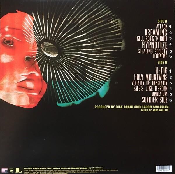 System Of A Down - Hypnotize Plak