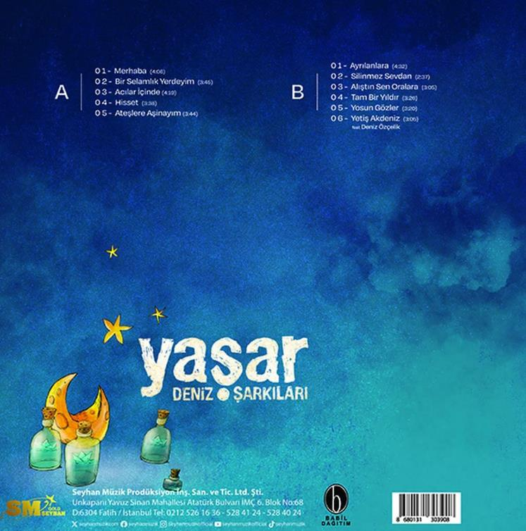 Yaşar - Deniz Şarkıları Plak