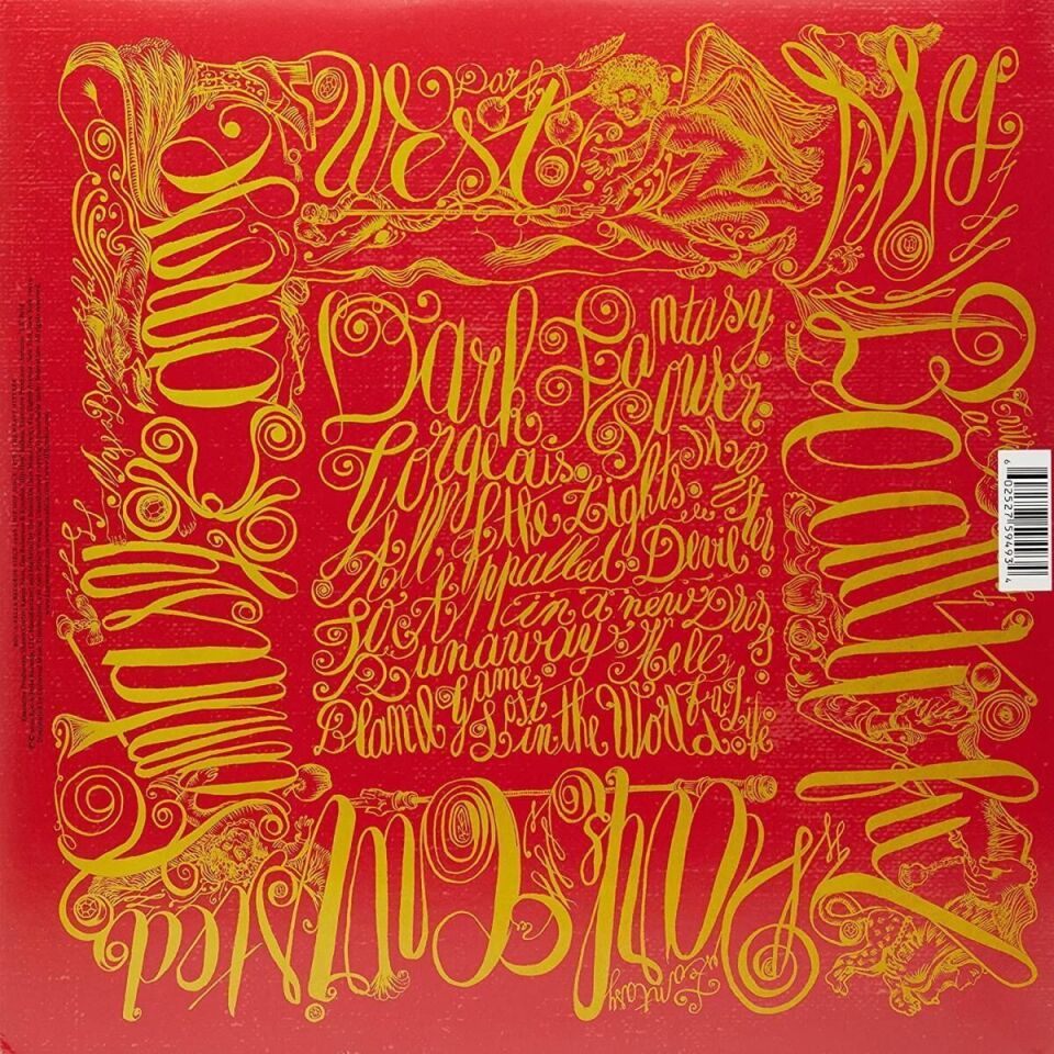 Kanye West - My Beautiful Dark Twisted Fantasy 3'lü Plak