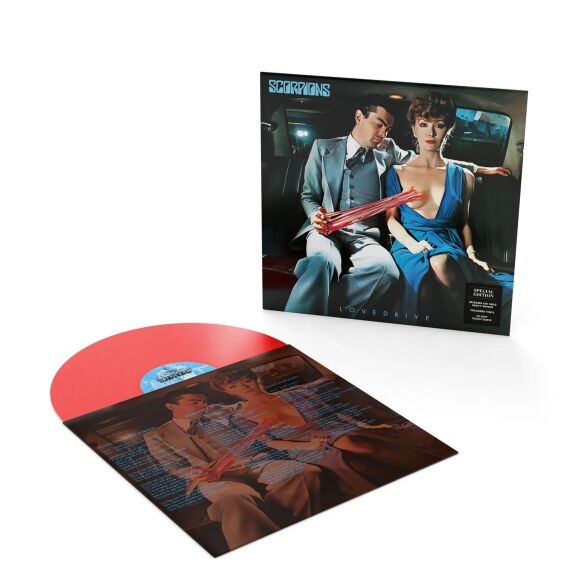 Scorpions - Lovedrive Transparent Red Plak