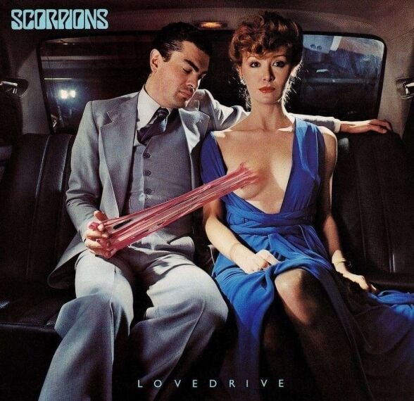 Scorpions - Lovedrive Transparent Red Plak
