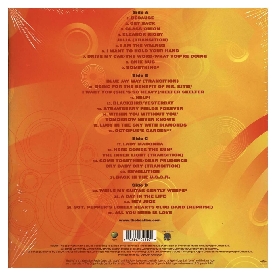 The Beatles – Love 2'li Plak