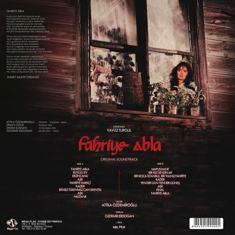 Fahriye Abla - Original Soundtrack Renkli Plak