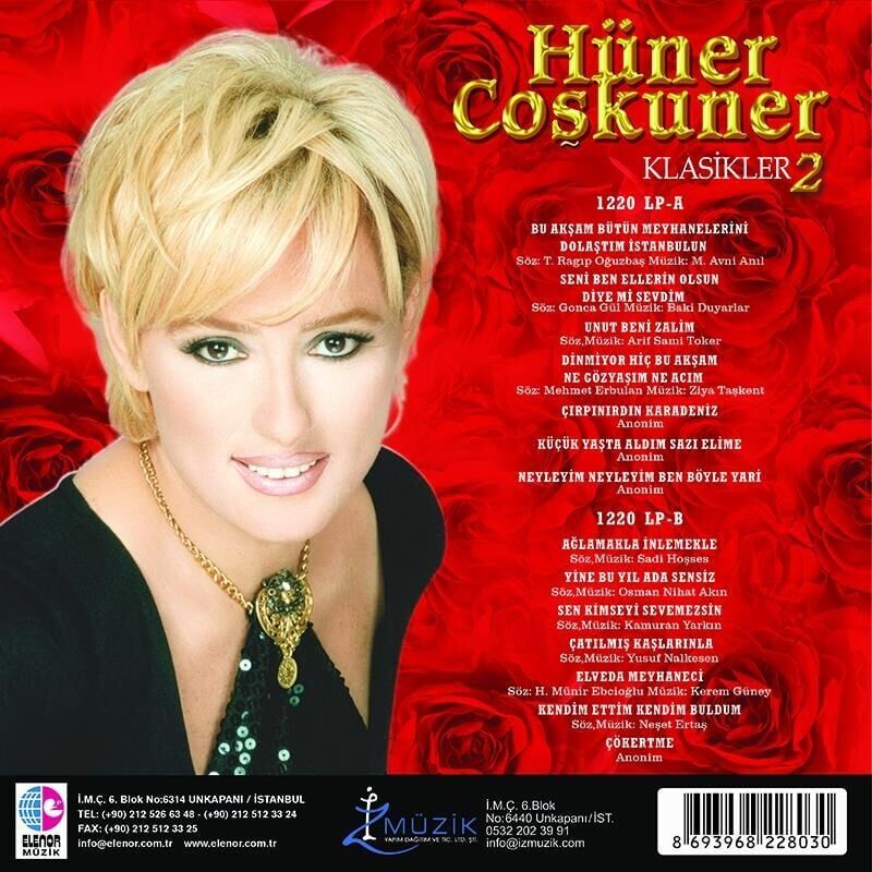 Hüner Coşkuner - Klasikler 2 Renli Plak