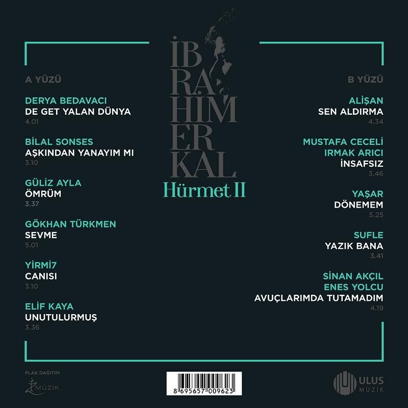 -İbrahim Erkal - Hürmet II Mavi Plak