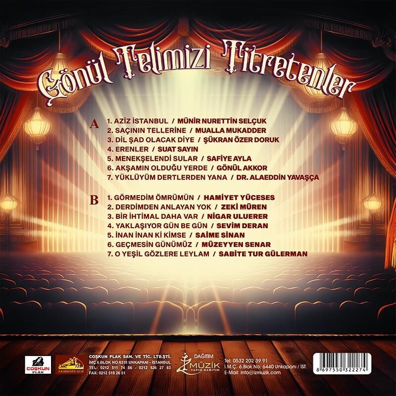 Gönül Telimizi Titretenler 1 Plak