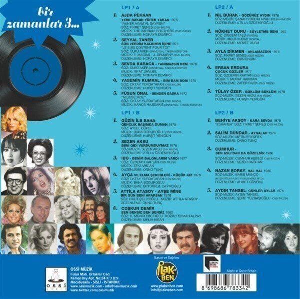 Bir Zamanlar 3 2'li Plak