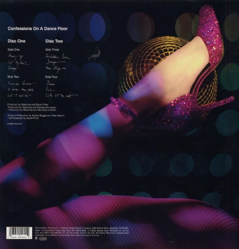 Madonna - Confessions On A Dance Floor Pembe 2'li Plak