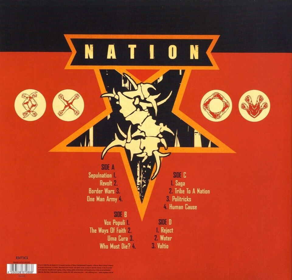 Sepultura - Nation (Half Speed Mastered) 2'li Plak