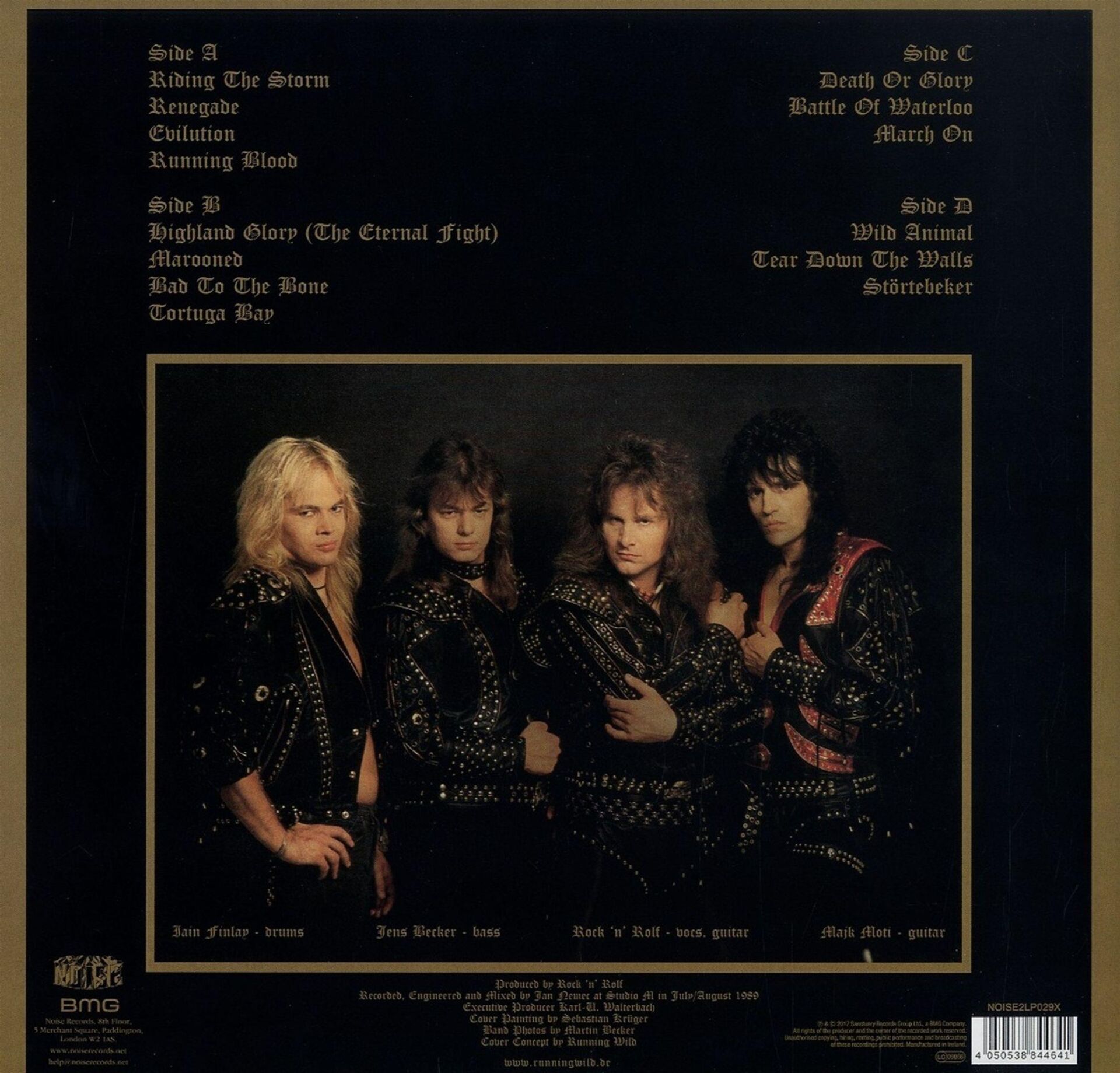 Running Wild - Death Or Glory Grey 2'li Plak