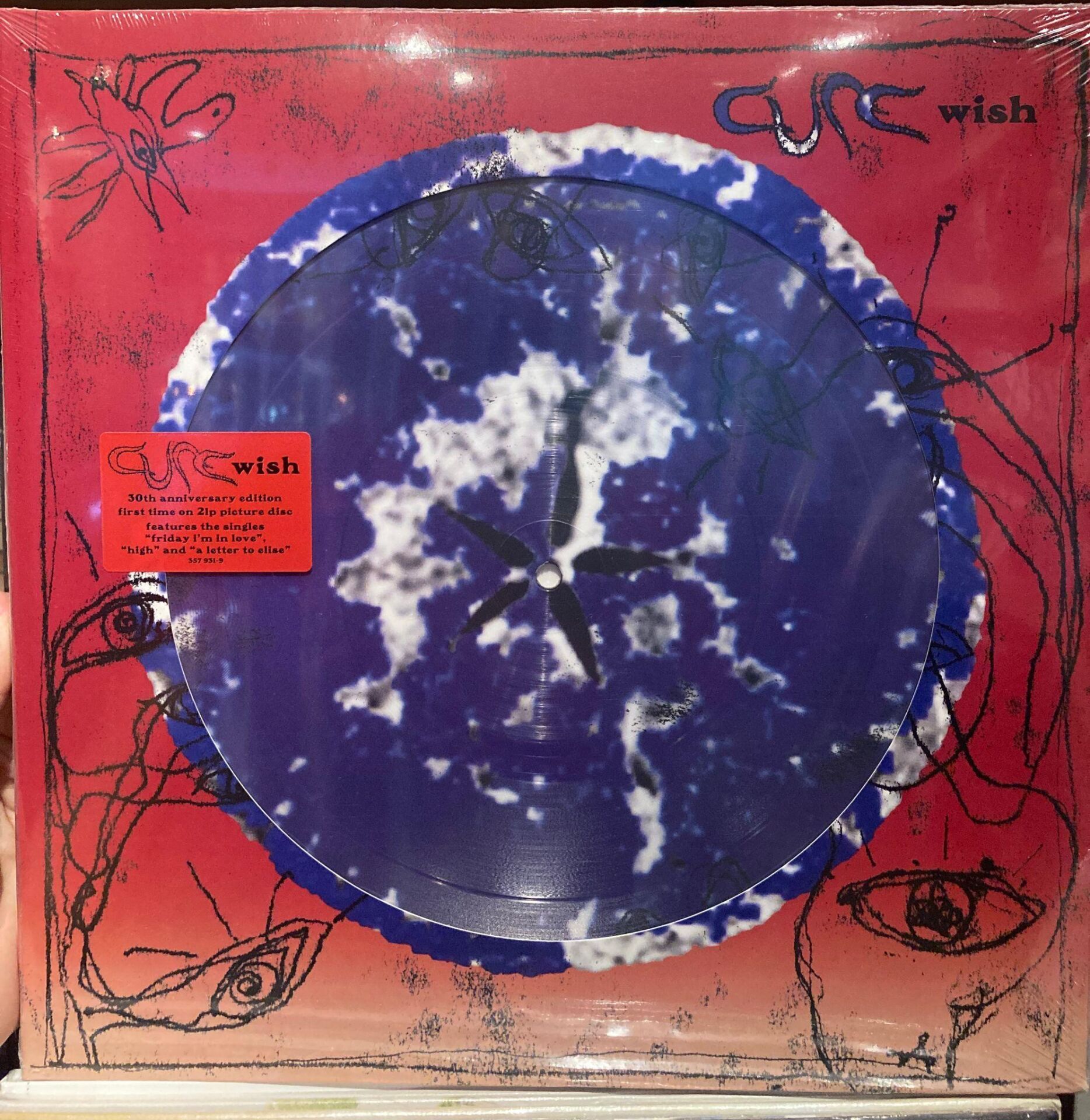 The Cure - Wish (30th Anniversary Edition) Renkli 2'li Plak