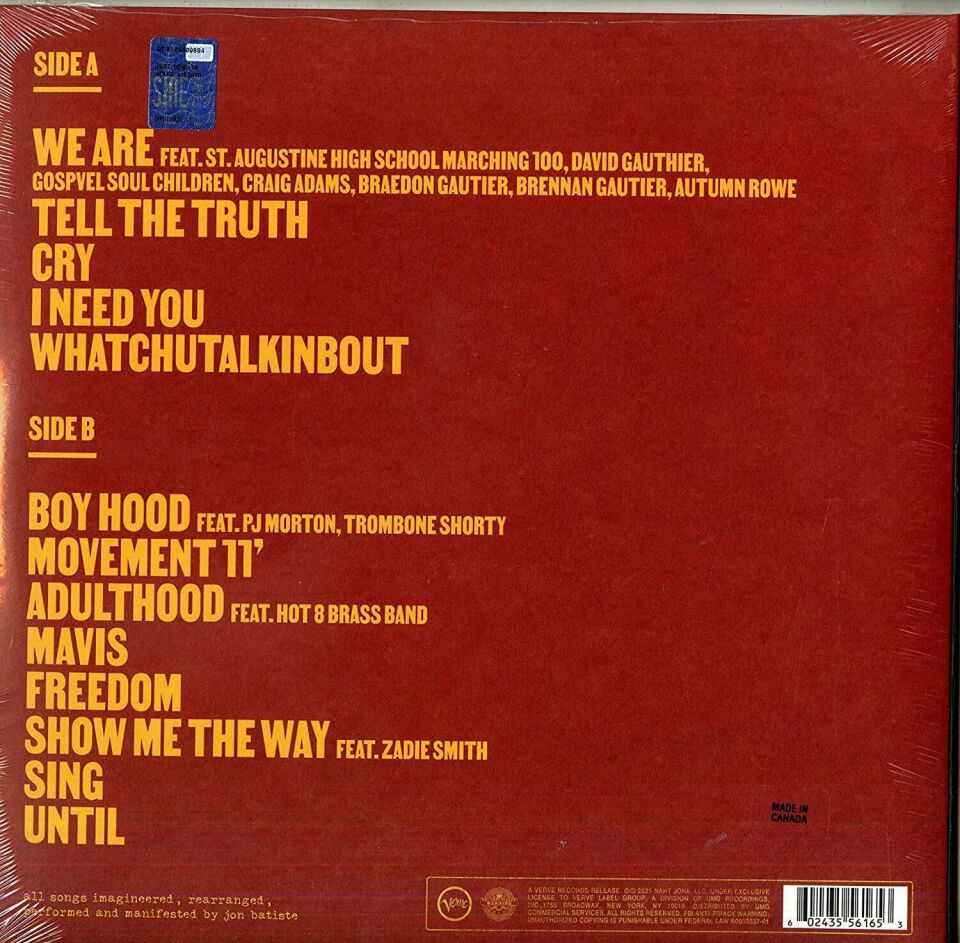 Jon Batiste - We Are Plak