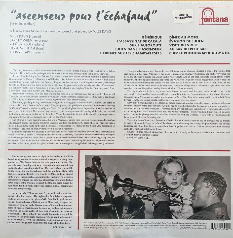 Miles Davis – Ascenseur pour Lechafaud Plak