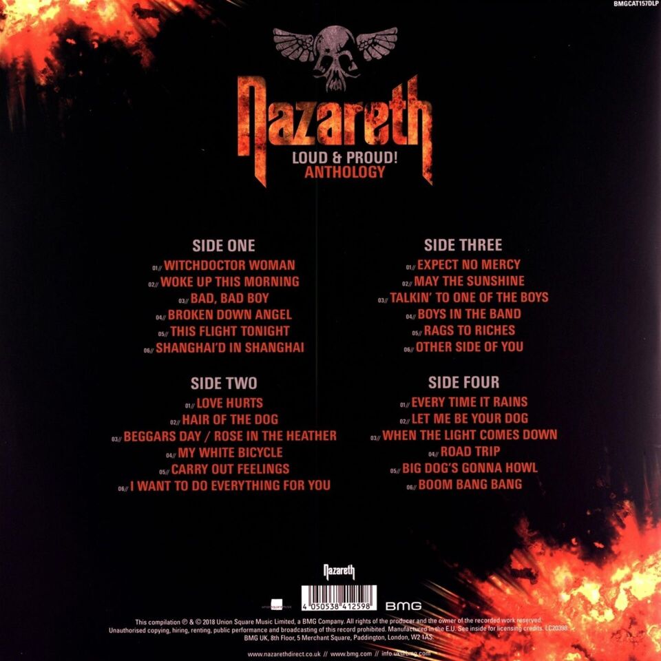 Nazareth - Loud & Proud! Anthology 2'li Plak