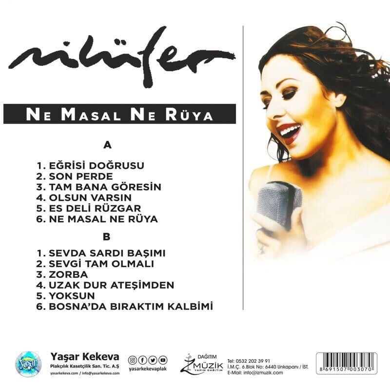 Nilüfer - Ne Masal Ne Rüya Plak