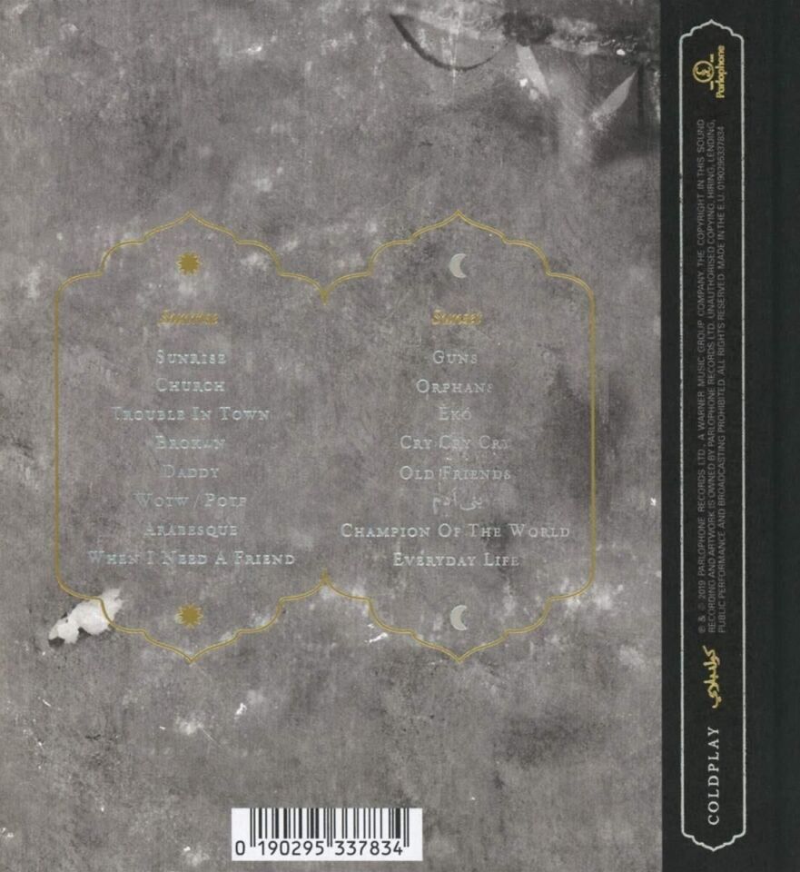 Coldplay - Everyday Life Plak