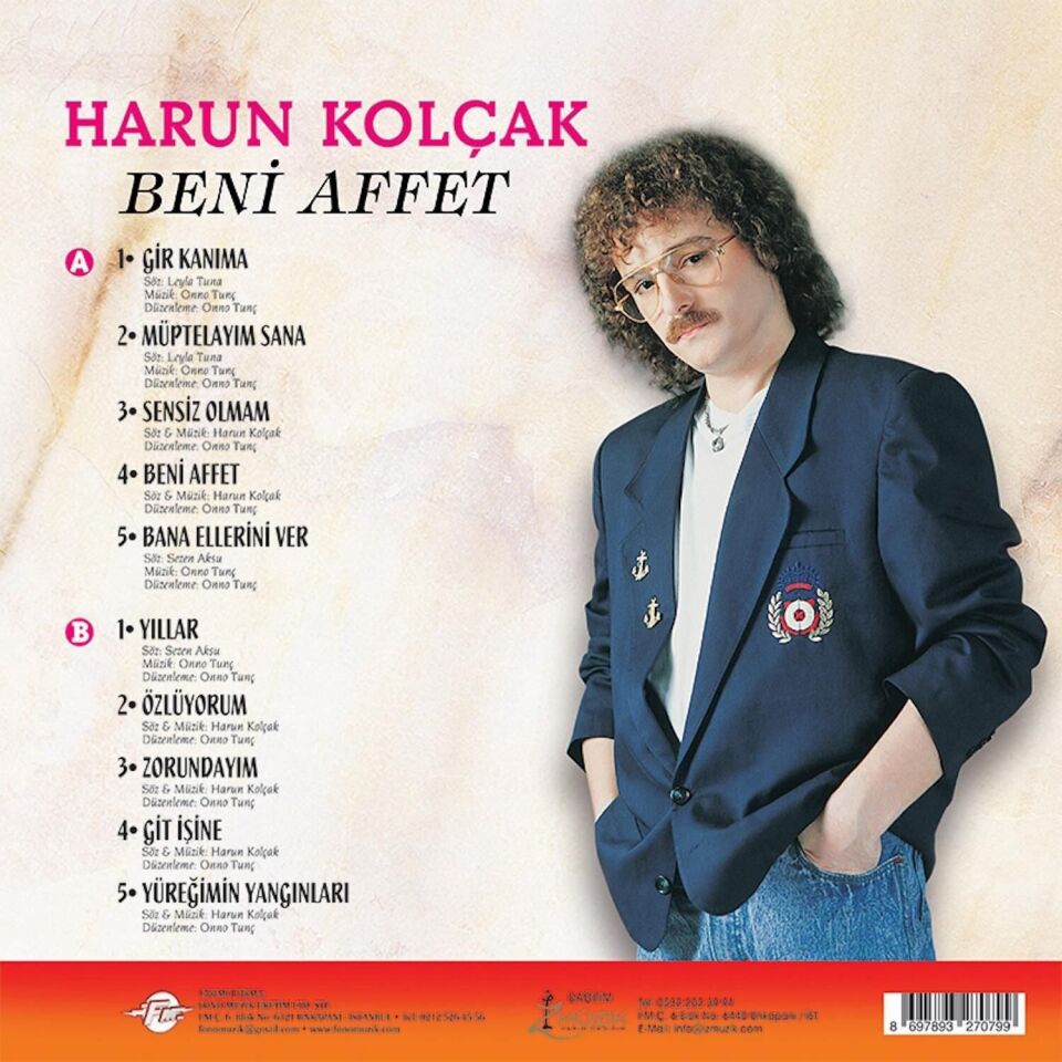 -Harun Kolçak - Beni Affet Kırmızı Plak