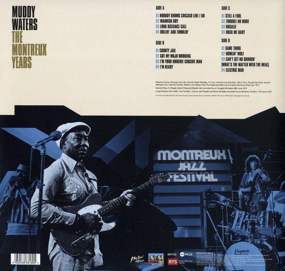 Muddy Waters - The Montreux Years - 2'li Plak