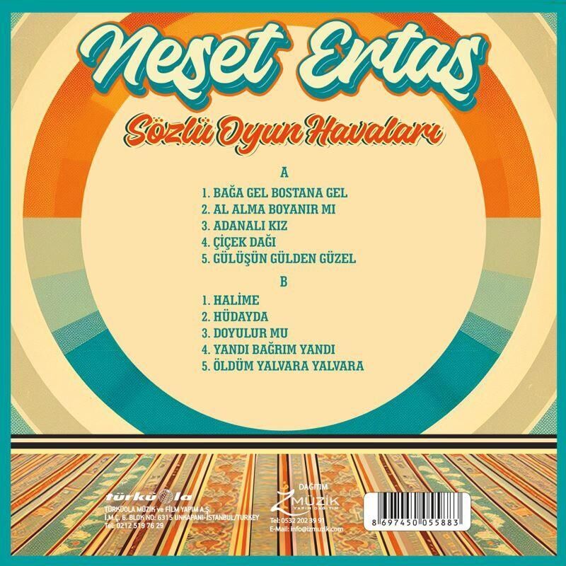 Neşet Ertaş - Sözlü Oyun Havaları Plak