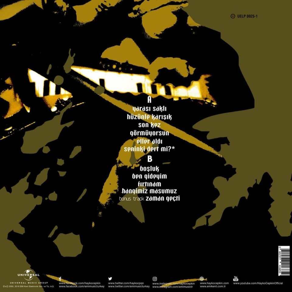 Hayko Cepkin - Sakin Olmam Lazım Plak