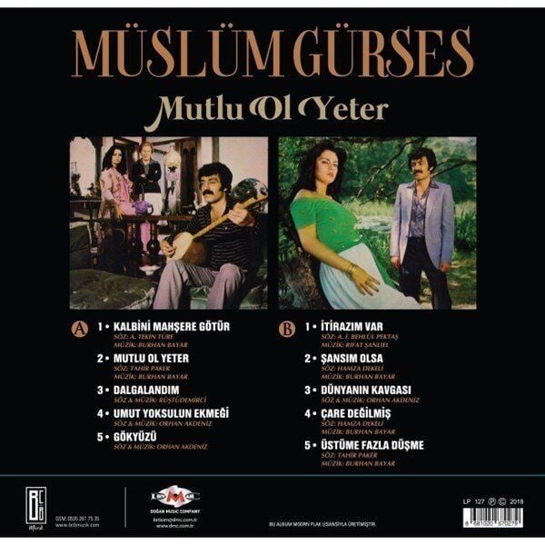 Müslüm Gürses - Mutlu Ol Yeter  Plak