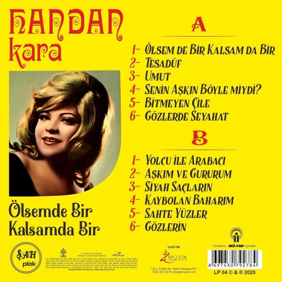 Handan Kara - Ölsemde Bir Kalsamda Bir Plak