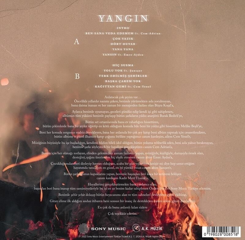 Çağan Şengül - Yangın Plak