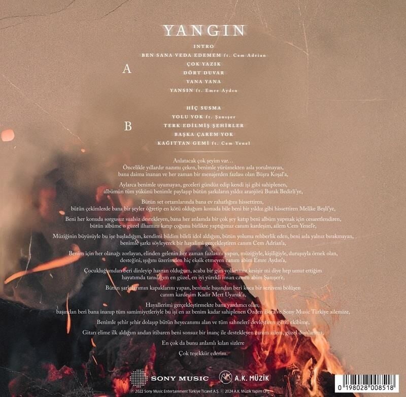 Çağan Şengül - Yangın Plak