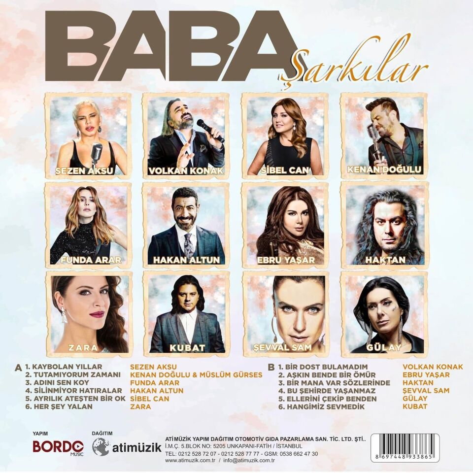 Baba Şarkılar Karışık Plak