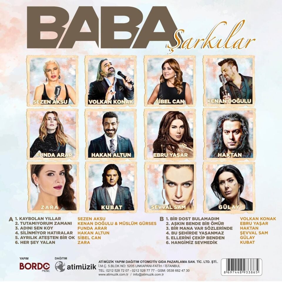 Baba Şarkılar Karışık Plak