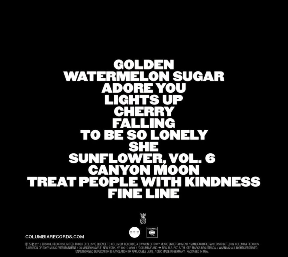 Harry Styles - Fine Line 2'li Colored Plak