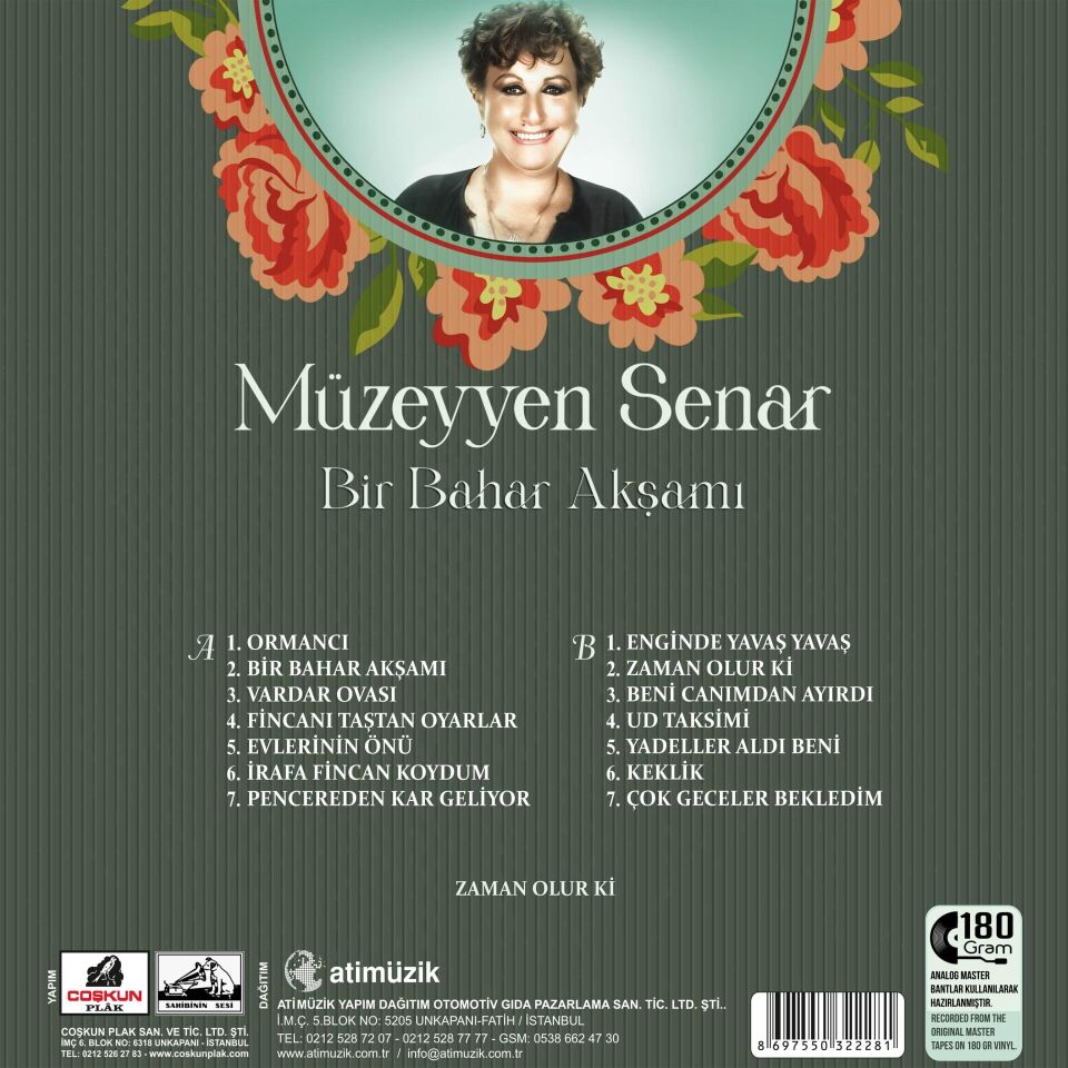 Müzeyyen Senar - Bir Bahar Akşamı Plak