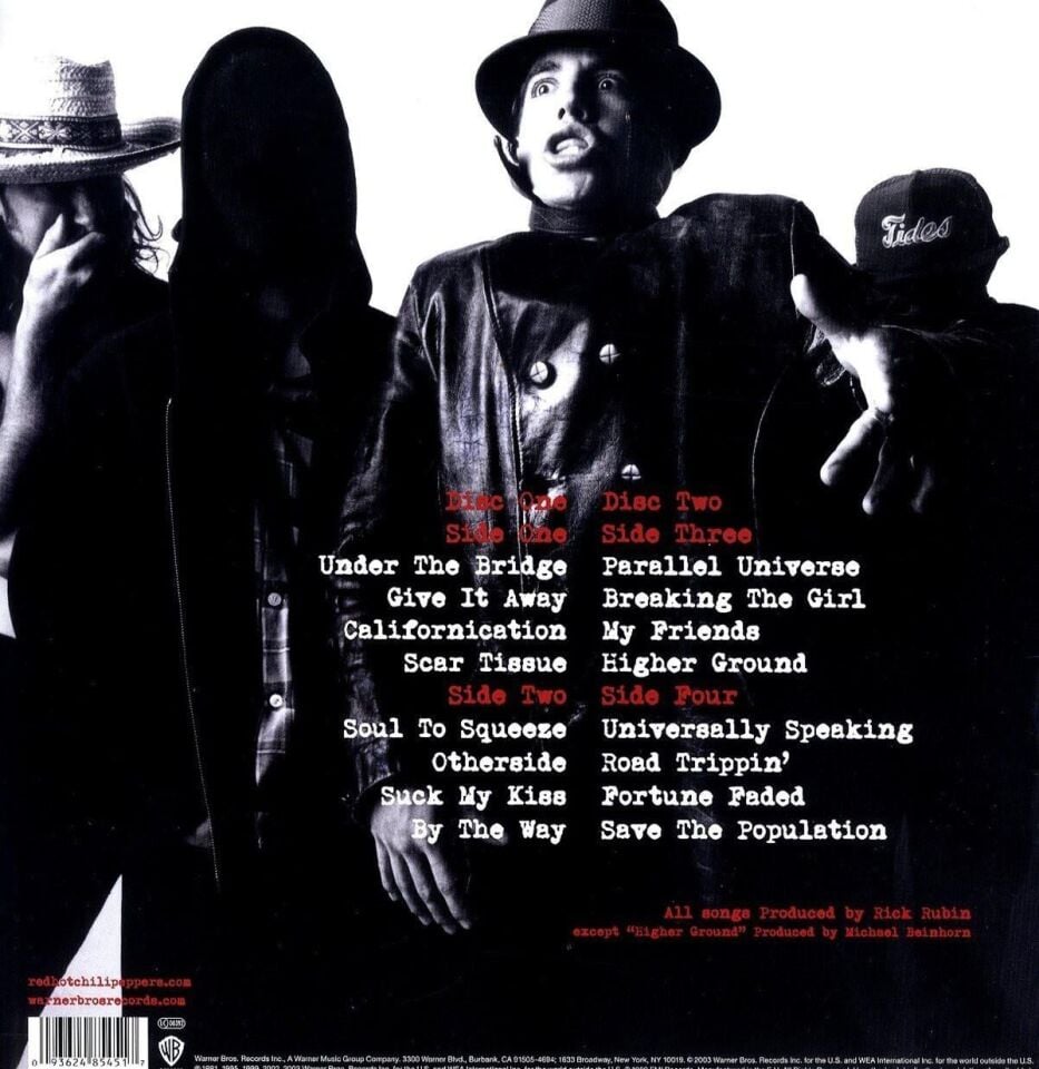 Red Hot Chili Peppers – Greatest Hits 2'li Plak