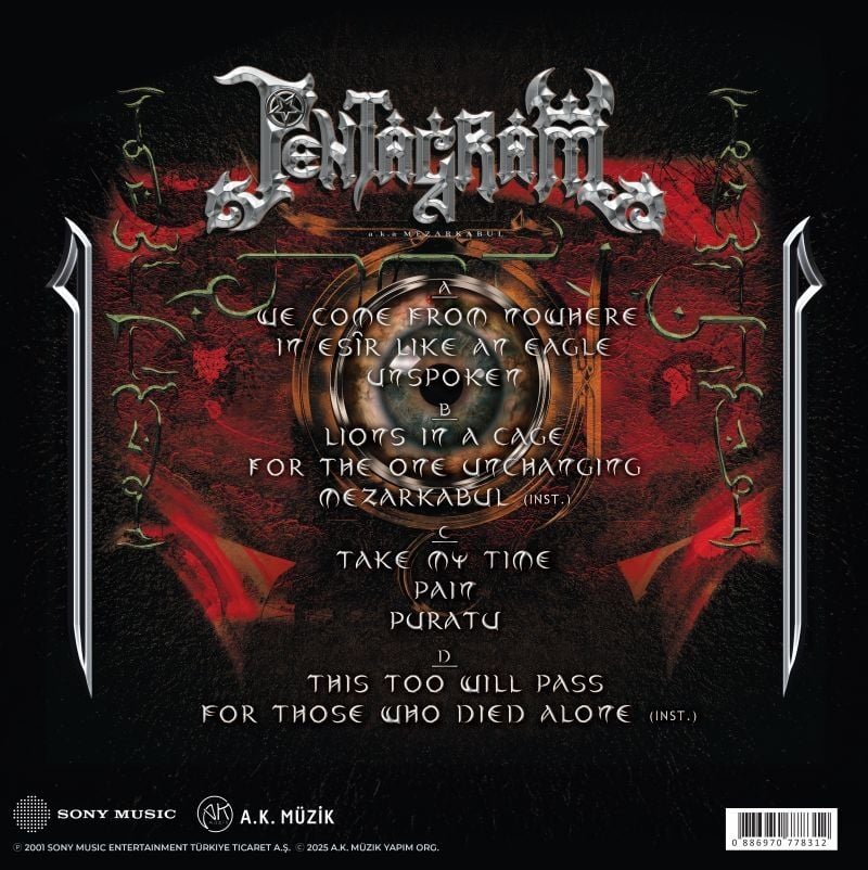 Pentagram - Unspoken 2'li Plak