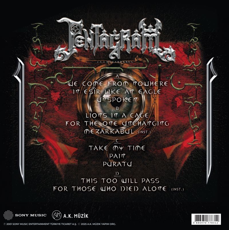 Pentagram - Unspoken 2'li Plak