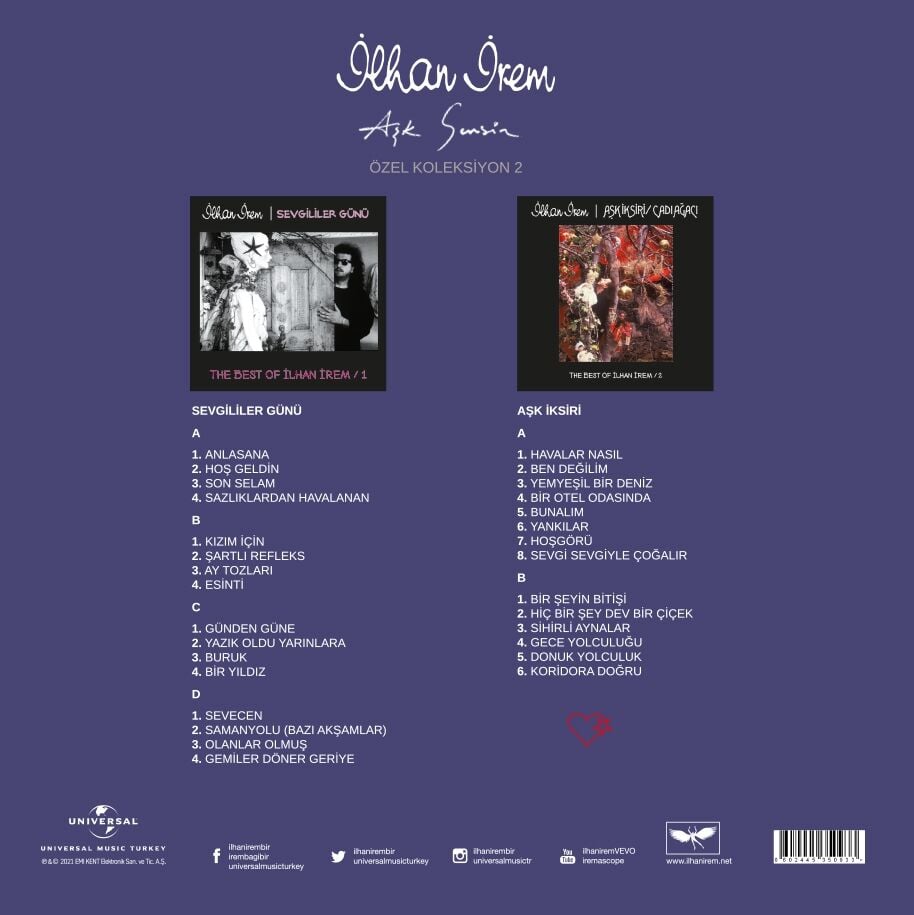 İlhan İrem - Aşk Sensin (Özel Koleksiyon 2) Plak