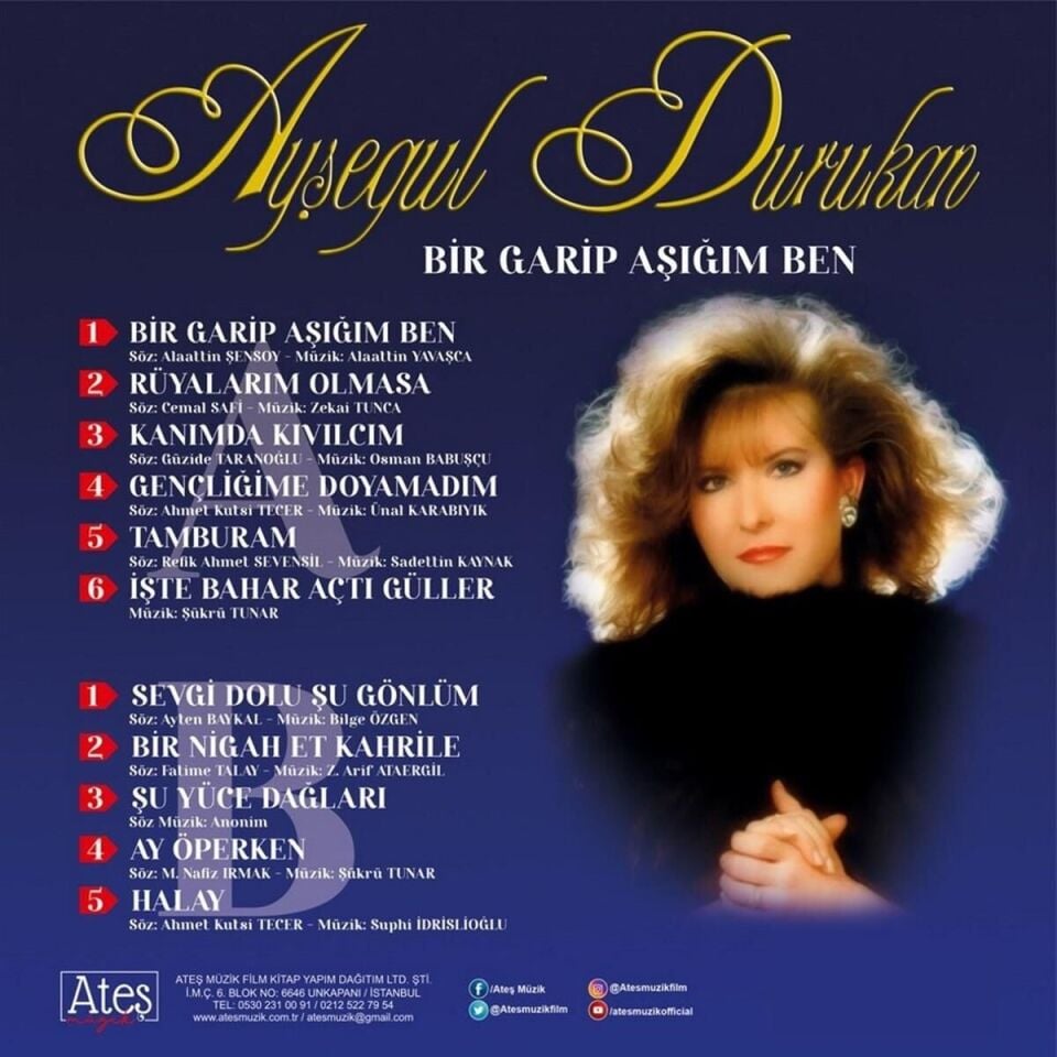 Ayşegül Durukan - Bir Garip Aşığım Plak