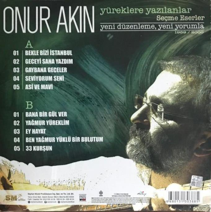 Onur Akın - Yüreklere Yazılanlar Plak